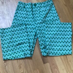 Jones New York Women’s Green Patterned Bottoms